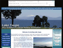 Tablet Screenshot of laketaupo.co.nz